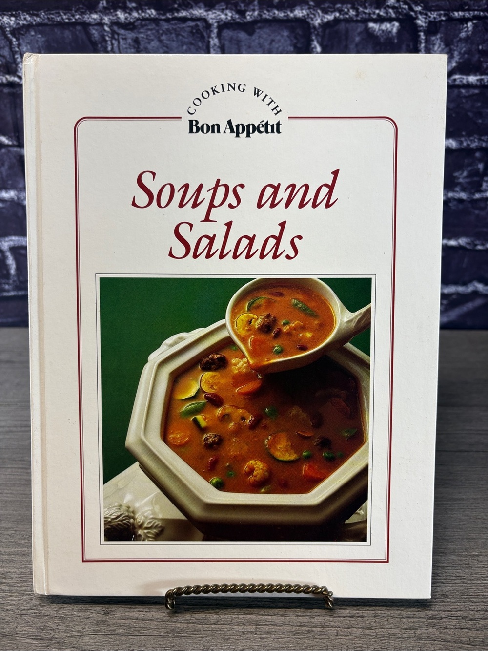 Vintage 1983 Cooking With Bon Appétit: Soups and Salads Cookbook